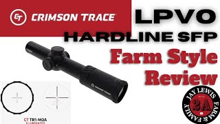 Video: Crimson Trace Hardline LPVO 1-10x28 SFP Belyst TR1-MIL Kikarsikte