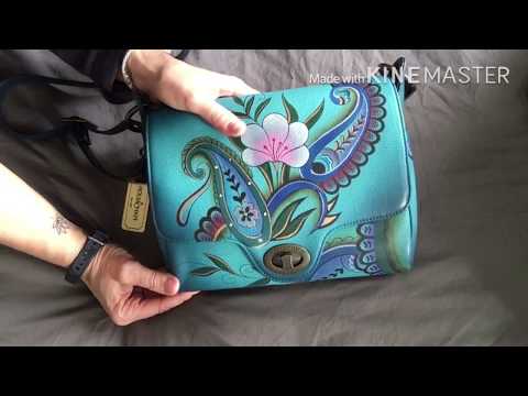 What Fits In My Anuschka Turnlock Messenger Bag