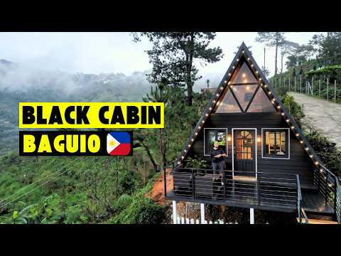 Black A-Frame Cabin | Airbnb in Baguio City, Philippines | Vlog Review 2023