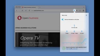 Introducing Opera's ad-blocking feature | BROWSER FOR COMPUTER | OPERA