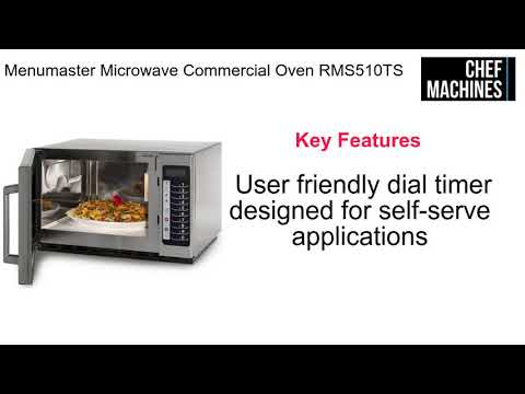 Stainless Steel Rectangular RMS510TS Commercial Microwave Ovens