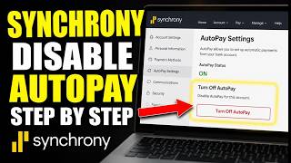 How to disable autopay on Synchrony credit cards - Step By Step