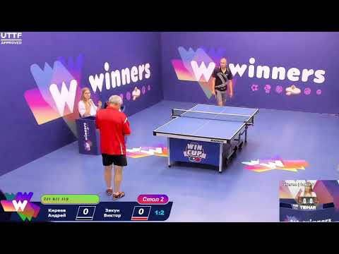 WINners CUP table 2  18.08  Kireev Andrei - Ziakun Viktor 18:30
