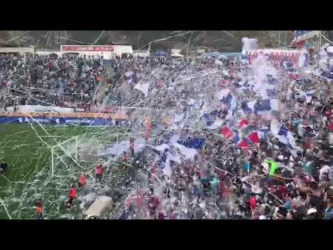 "Salida UC vs u.de chile 2018" Barra: Los Cruzados • Club: Universidad Católica