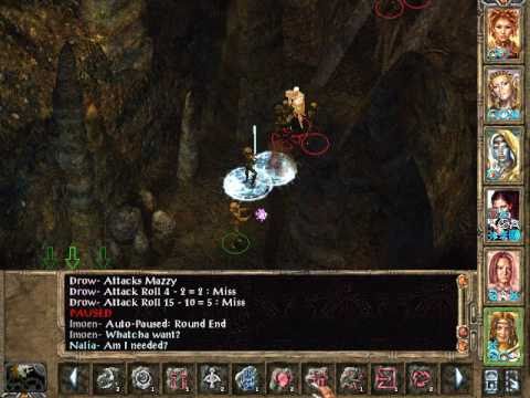 Let's Play Baldur's Gate 2 445 Drow War Party