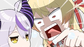 【手描き】スタジオでパジャマ姿のラプちゃんに遭遇し最初誰か分からなくて困惑した奏ちゃん【音乃瀬奏】【ラプラス・ダークネス】【ホロライブ手描き切り抜き】