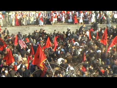 Pavarësia e Kosovës në Zvicërr - Lausanne 17 02 2008 (1)