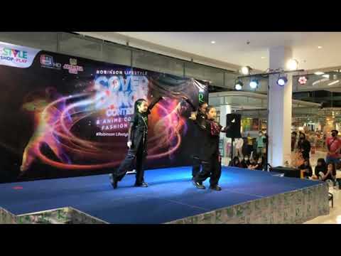 Dancing at  the Robinson Lifestyle cover dance contest