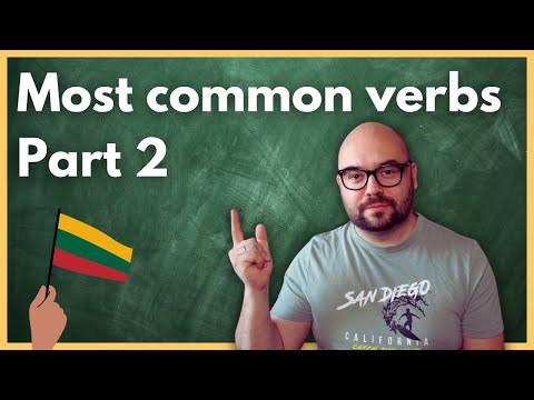 Top 50 Lithuanian verbs: Part 2