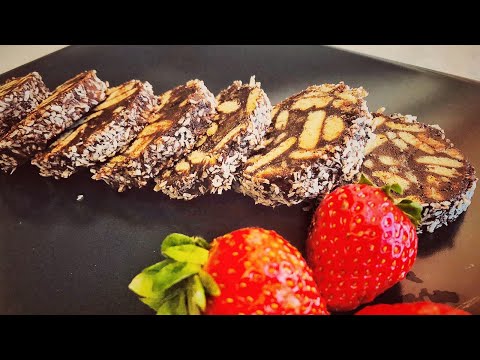 Salam de biscuiti/ Biscuits chocolate salami