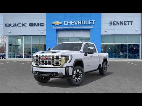 2026 GMC Sierra 2500HD Crew Cab Standard Box 4-Wheel Drive Denali in White for sale at Bennett Chevrolet Cadillac Buick GMC Ltd. in Cambridge, ON