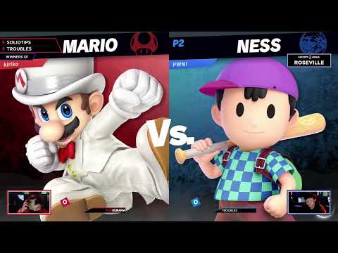 Kurama (Mario) vs  Troubles (Ness) - Super Smash Tuesdays #25 Winners Semi Finals