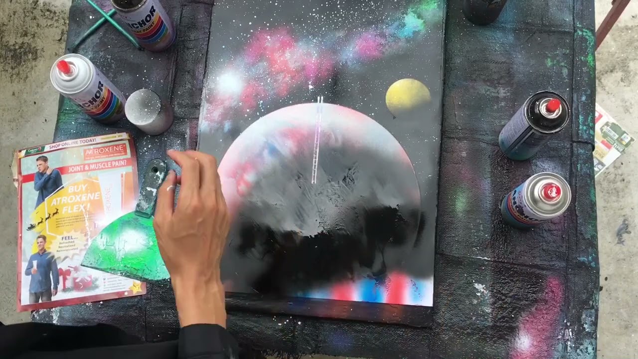 spray paint art World City Tour⑦  BARCELONA  スプレーアートWorld City Tour⑦ バルセロナ