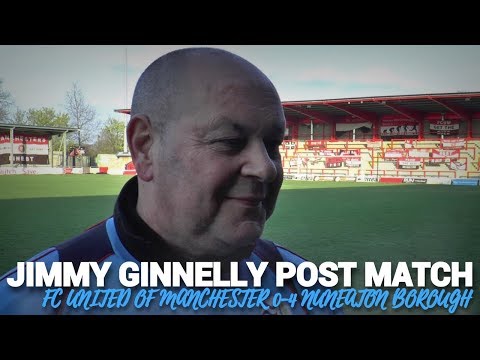 JIMMY GINNELLY POST MATCH | FC UNITED OF MANCHESTER 0-4 BORO