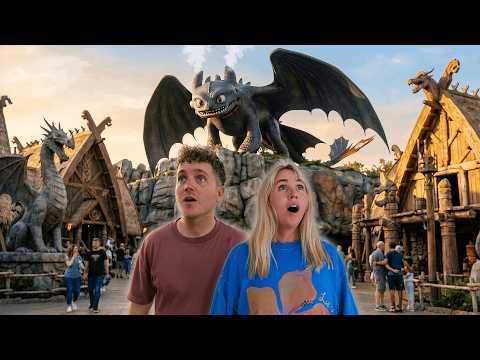 First Time at Epic Universe (HOW TO TRAIN YOUR DRAGON LAND)