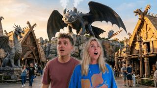 First Time at Epic Universe (HOW TO TRAIN YOUR DRAGON LAND)