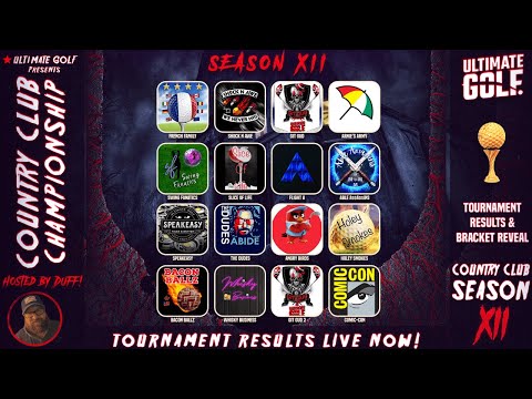Round 1 Results - Ultimate Golf Country Club Championship Tournament Season 12