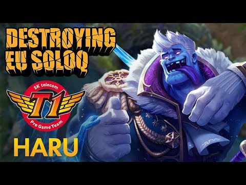 Destroying EU SoloQ: SKT T1 Haru - Dr. Mundo Jungle - KDA 11/4/11