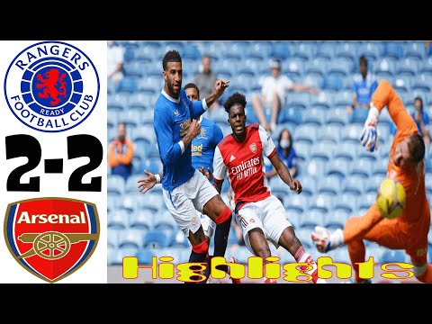 Rangers vs Arsenal 2-2 Highlights All Goals (Club Friendly) 17.07.2021