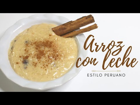 PERUVIAN-STYLE RICE PUDDING: Learn how to make a delicious and creamy Peruvian rice pudding.