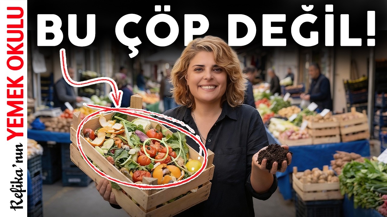 Pazarda Yerlere Atılan Sebzeleri Değerlendirdik! 💪 Ne Yaptık, Neye Dönüştü?