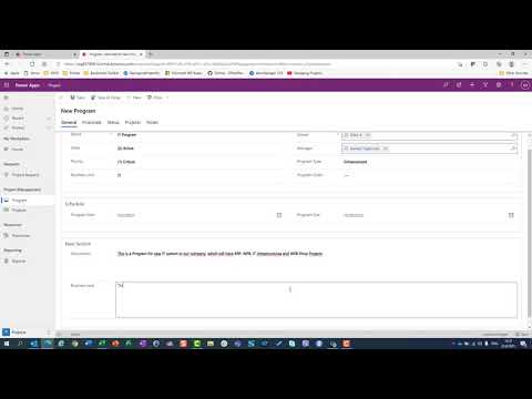 Programs in Project Accelerator and Microsoft Project for the Web