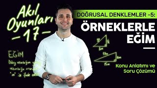 Doğrusal Denklemler 5: Eğim ve Doğrunun Eğimi | Ozan Alper 8. Sınıf Matematik | Lightboard ile Ders