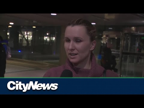 Calgary vigil marks one year of Russia's invasion of Ukraine