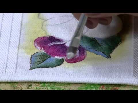 Mulher.com 17/09/2014 - Pintura Tecido Amor Perfeito por Karla Iredes Barbosa