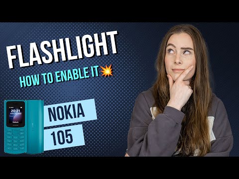 Nokia 105 - How to enable the Flashlight • 📱 • ⚡️ • Tutorial