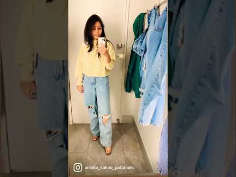 Jeans in Trend #H&M #distressedjeans#allfitjeans#denim #jeans #shorts #youtubeshorts #trendingshorts