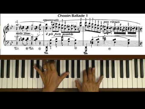 Chopin Ballade No. 1 in G minor Op. 23 Piano Tutorial Part 3