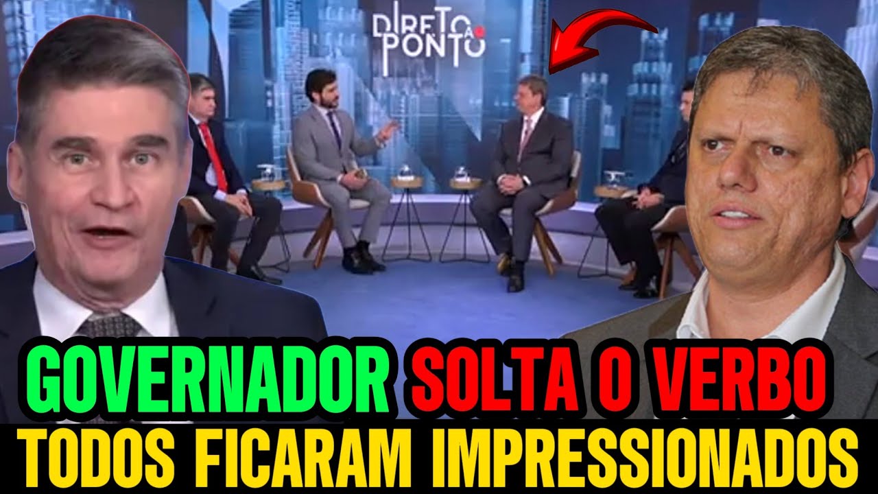 🚨GOVERNADOR ENCAROU OS JORNALISTAS DE FRENTE E FALOU TUDO.