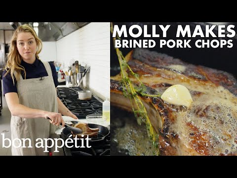 Molly Makes Pan-Roasted Brined Pork Chops | From the...