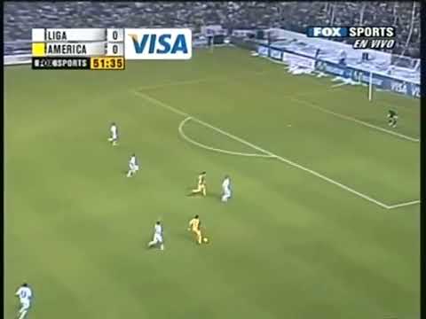 Norberto Araujo vs América de México. Semifinal Copa Libertadores 2008. Incluído entrevista final.