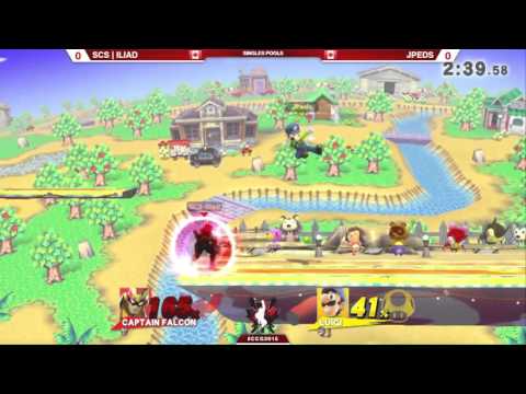 CCG2K15 - SCS | Iliad (Falcon, Mewtwo) vs JPeds (Luigi) - Wii U Singles Pools