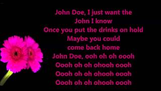 B.o.B ft.  Priscilla - John Doe LYRICS