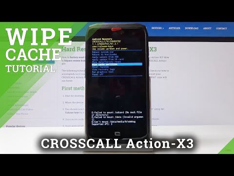 How to Clear Cache Partition on CROSSCALL Action x3 - Wipe Cache Files