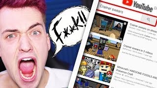 CRAINER EXPOSED FOR CUSSING!!