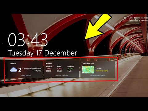 Turn Off Lock Screen Widgets in Windows 10 - How To Disable Weather & News Feed From lockscreen ✅