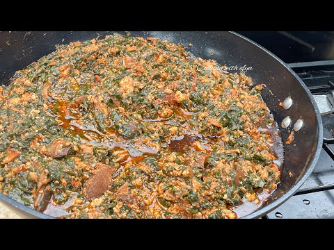 How To Make The Ultimate Authentic Ghanaian Kontomire Stew |Famous Ghana Palava Sauce | Spinach Stew