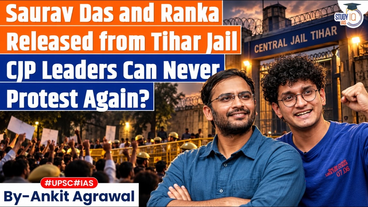 CJP's Saurav Das, Ranka Released with Strict Conditions | Ankit Agrawal Study IQ