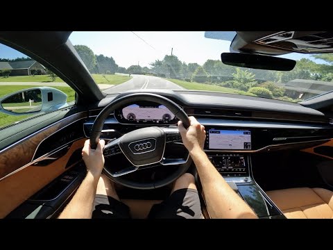 2023 Audi A8L S-Line 55 Quattro | POV Walkaround and Test Drive ASMR