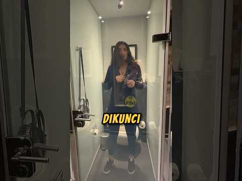 JANGAN LUPA KUNCI PINTU YA❗😁 #lucu #toilet #videoviral