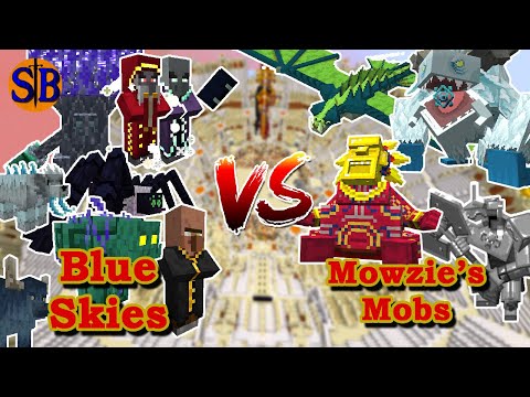 Ultimate Minecraft Mob Battle: Sathariel vs Blue Skies!
