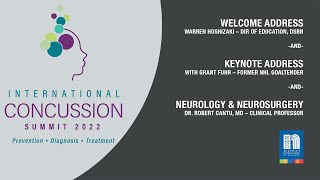 2022 International Concussion Summit - with Warren Hoshizaki, Grant Fuhr, Dr. Robert Cantu