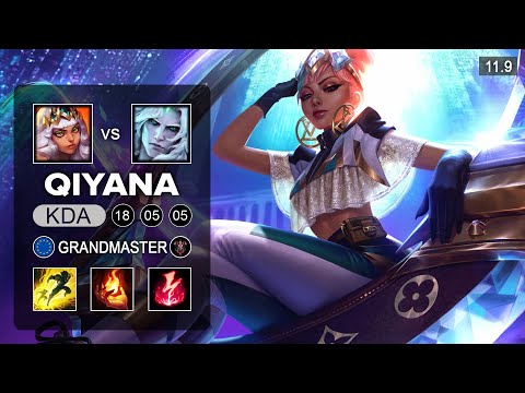 Qiyana Mid vs  Viego - EUW Grandmaster Patch 11.9