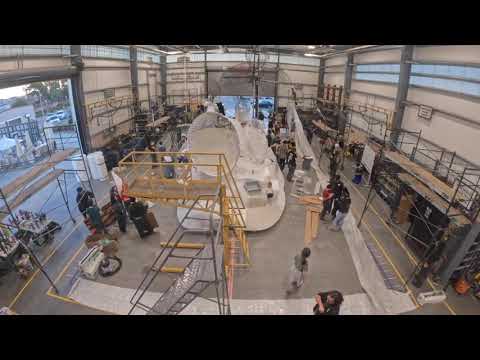 Cal Poly Rose Float construction time lapse