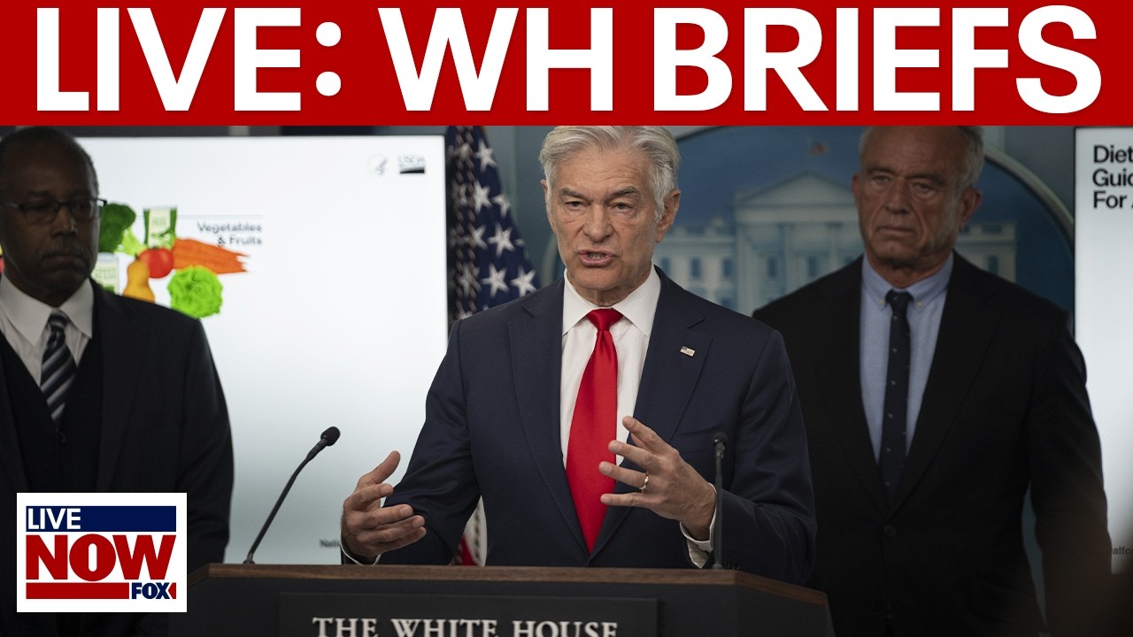 LIVE SOON: White House press briefing with Dr. OZ