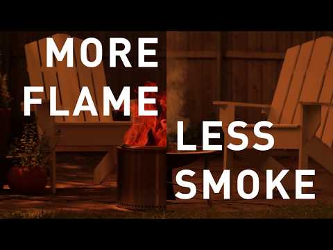 Solo Stove Bonfire 19 1/2-Inch Round Wood Burning Fire Pit - Stainless